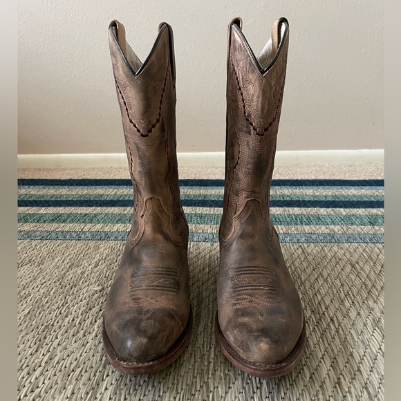 Womens Rockin Leather Boots size 8.5 - Picture 4 of 4